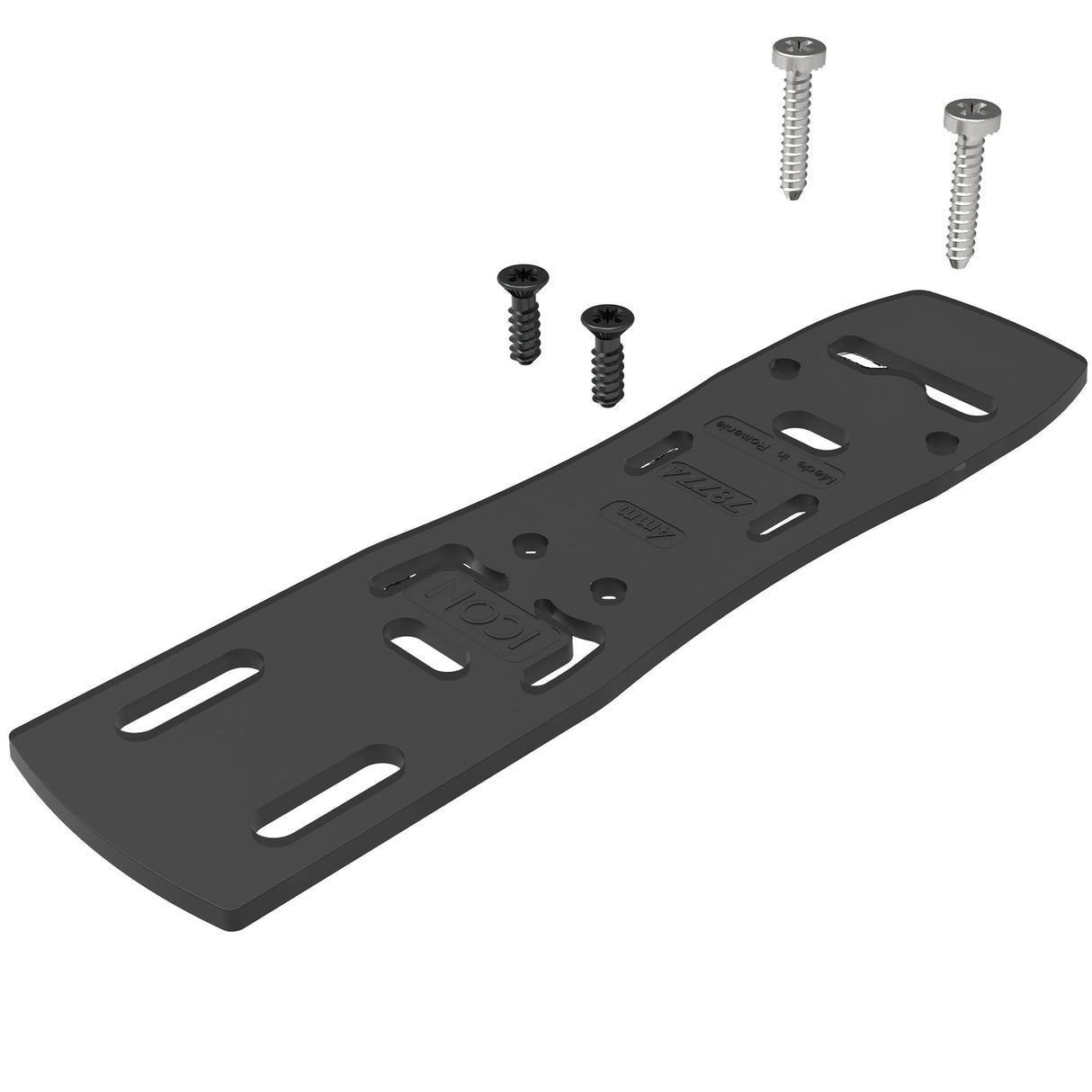 Atomic 1x2 Distance Plate Rear ICON 24&30 4mm