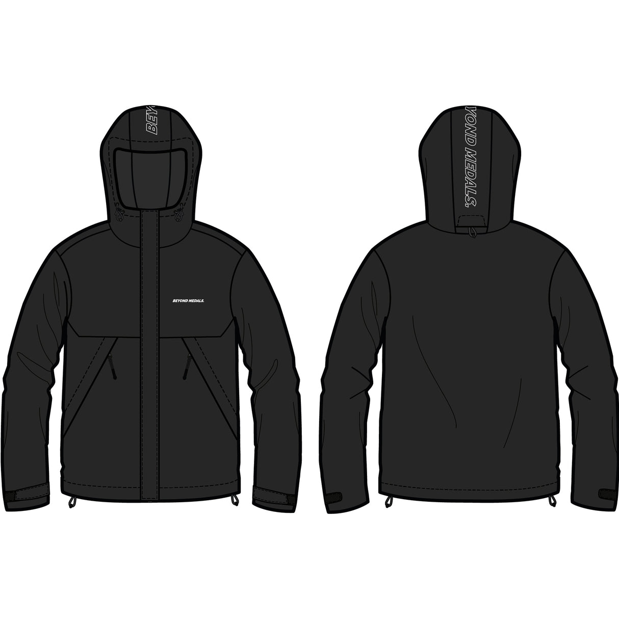 Ud over medaljer Jakken