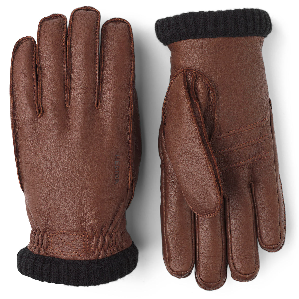 Hestra Deerskin Primaloft Rib - 5 fingre