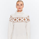 8848 Altitude Sage Uld Rullekravesweatshirt