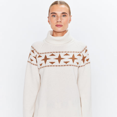 8848 Altitude Sage Uld Rullekravesweatshirt