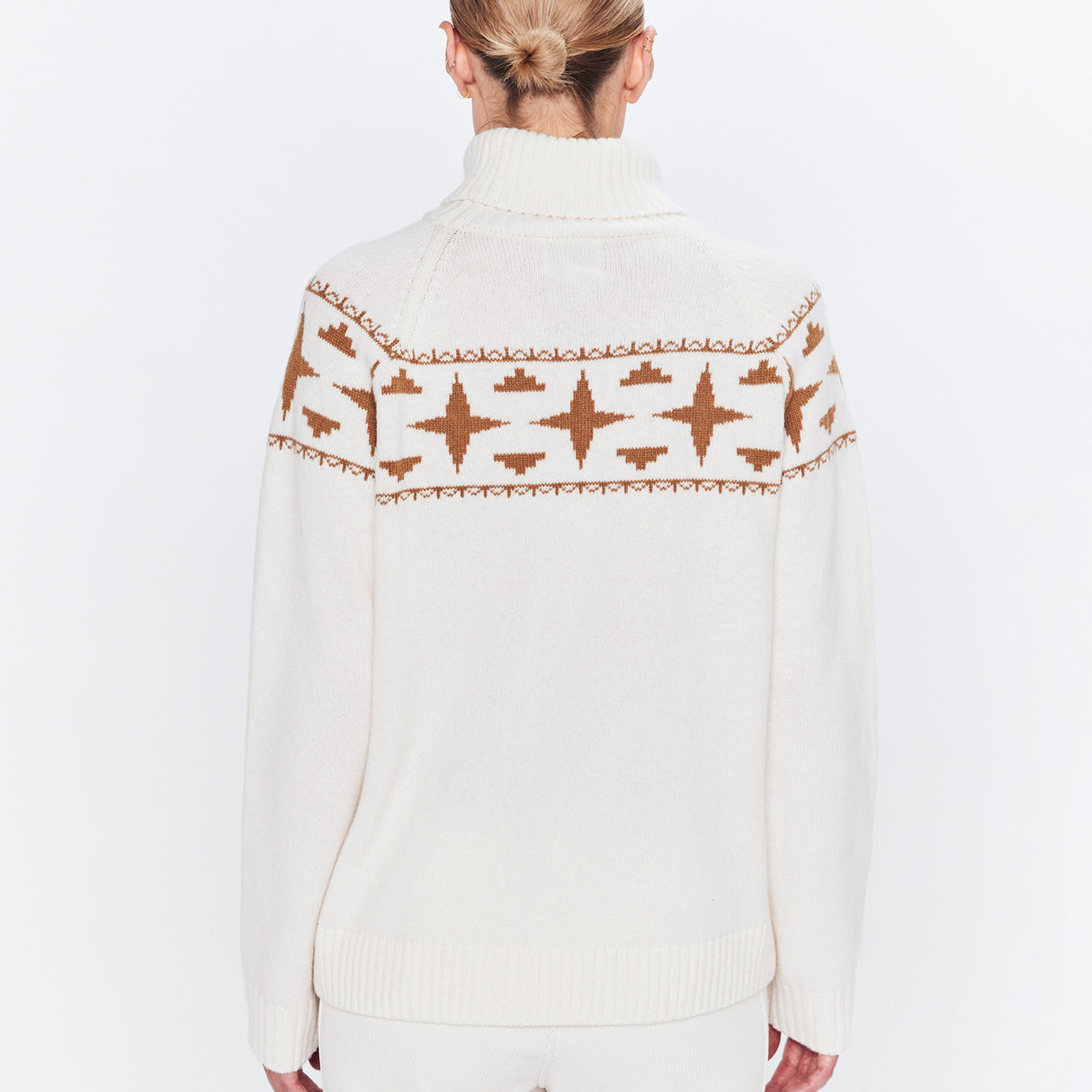 8848 Altitude Sage Uld Rullekravesweatshirt