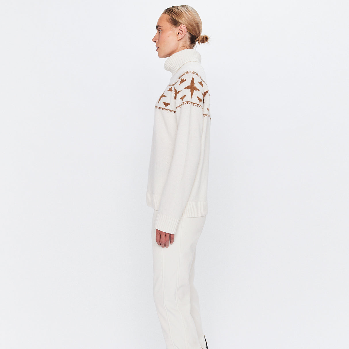 8848 Altitude Sage Uld Rullekravesweatshirt