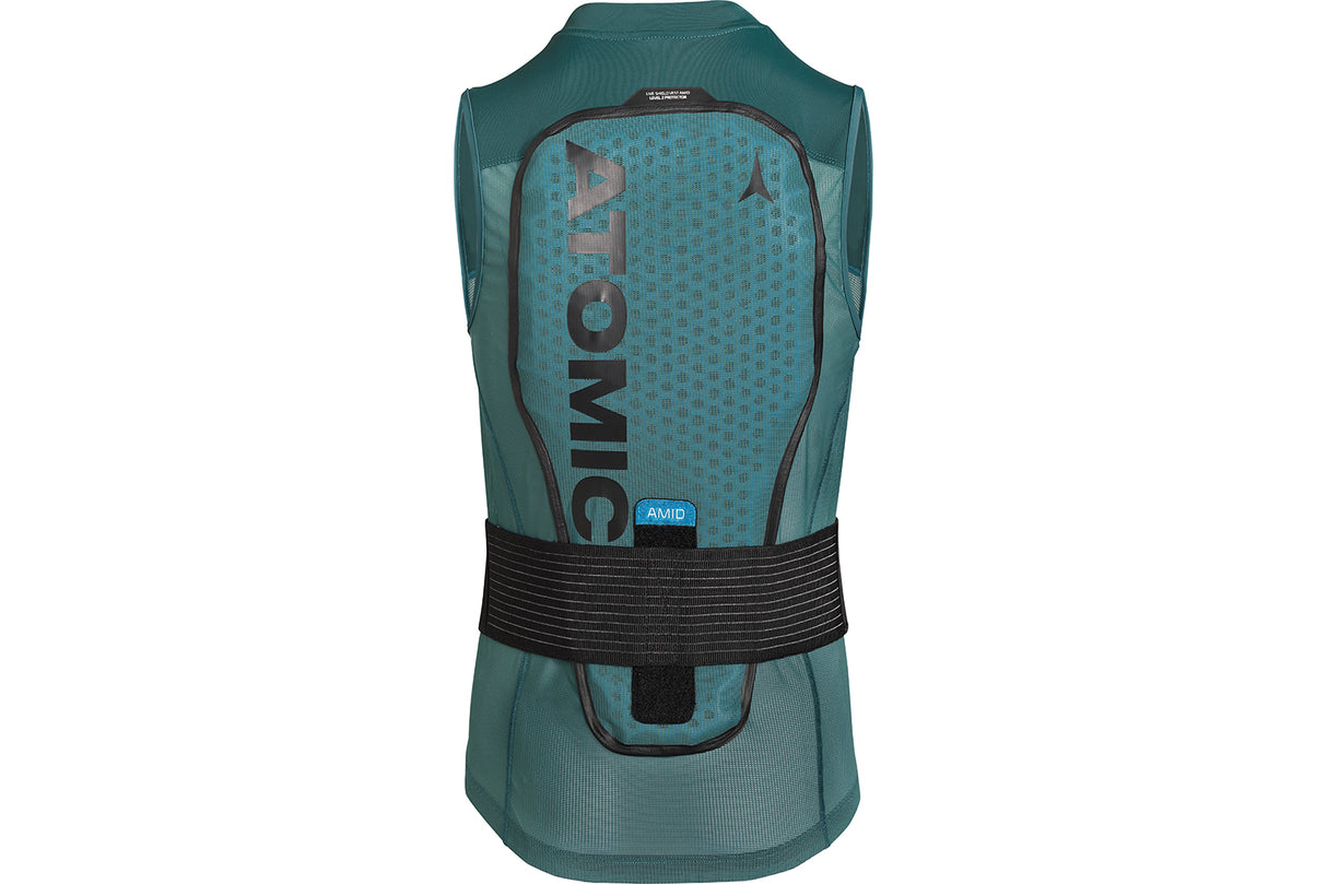 Atomic Live Shield vest amid Dark Green Back