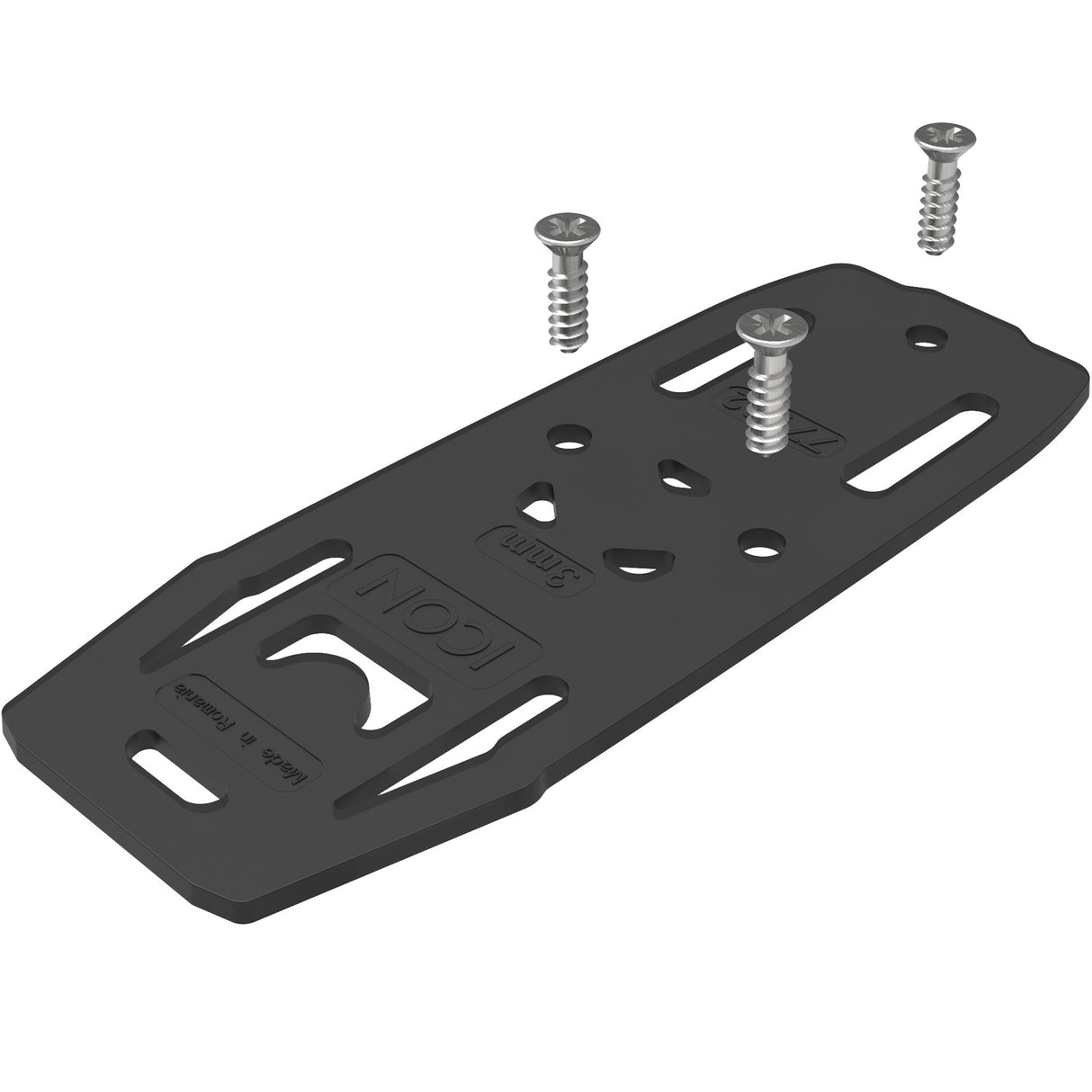 Atomic 1x2 Distance Plate Front ICON 24&30 3mm