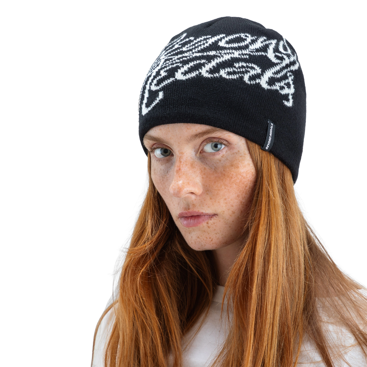 Beyond Medals Jacquard Beanie Logo