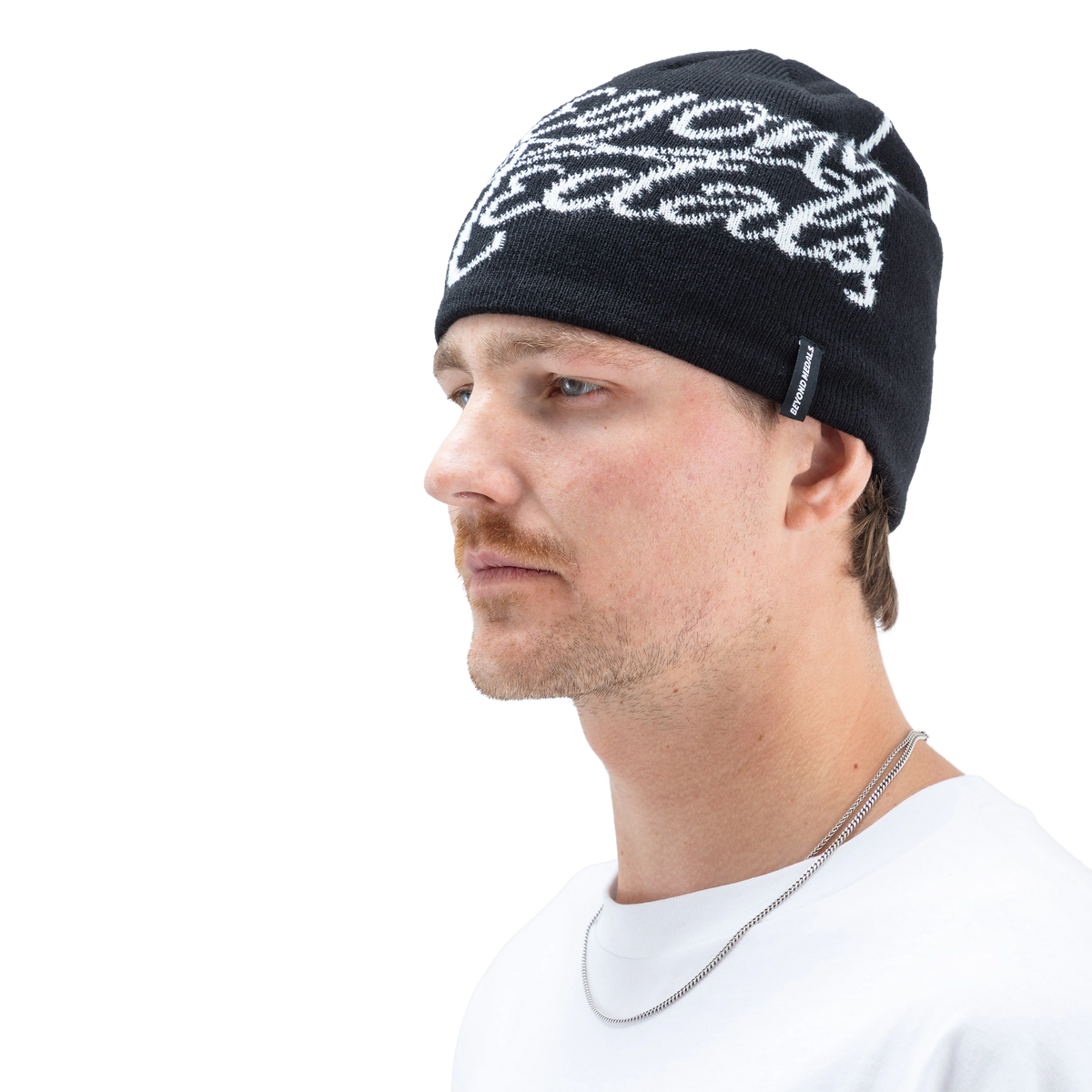 Beyond Medals Jacquard Beanie Logo