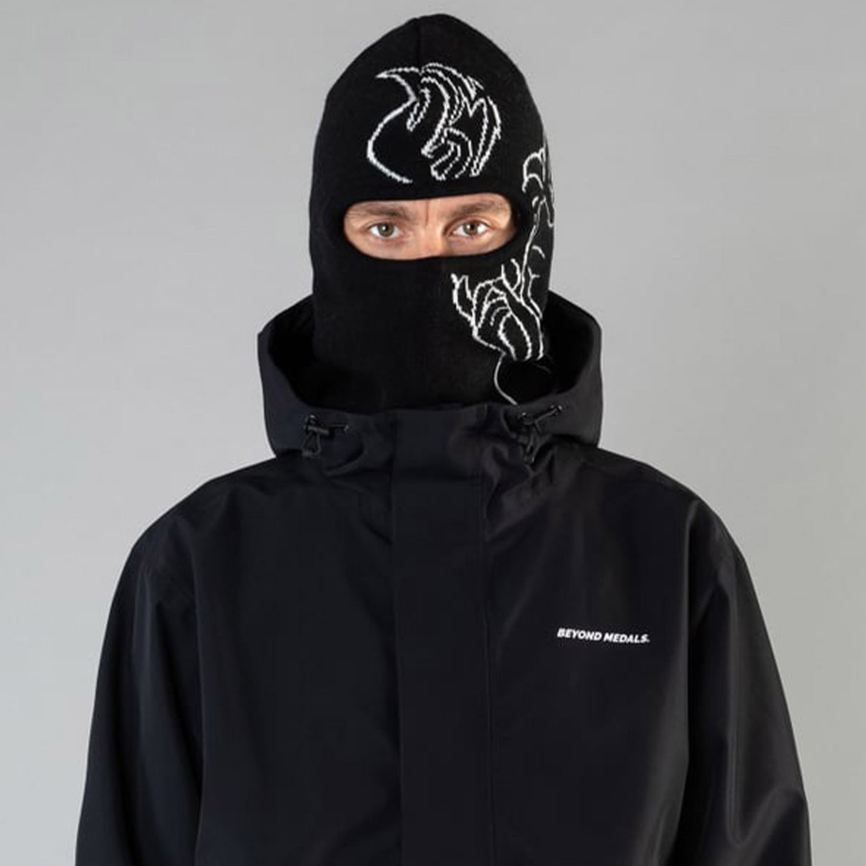 Beyond Medals Jacquard Knit Balaclava