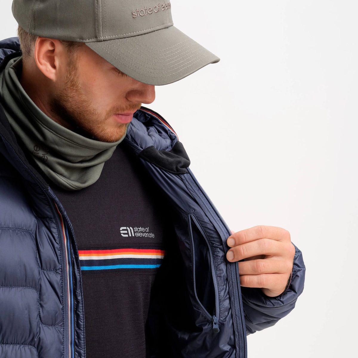 Elevenate Men's Motion Down Hood