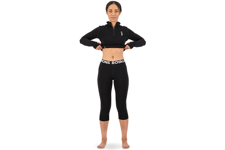 Mons Royale Cascade 3-4 Legging W Black 4