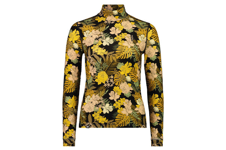 Mons Royale W Cascade Mock Neck LS (Floral Camo) 3